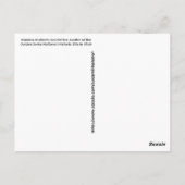 Steam Locomotive Jupiter Briefkaart (Achterkant)