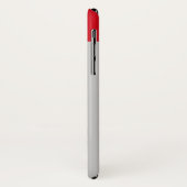  STEAM LOCOMOTIVE MONOGRAM Red Grey Case-Mate iPhone Case (Achterkant/links)