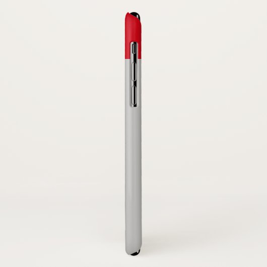  STEAM LOCOMOTIVE MONOGRAM Red Grey Case-Mate iPhone Case (Achterkant/links)