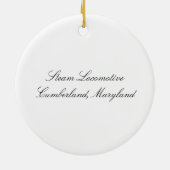 Steam Locomotive Ornament (Achterkant)