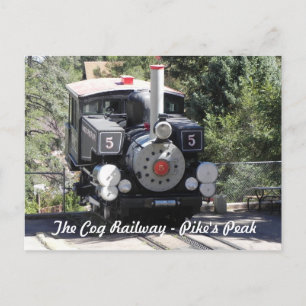 Steam Locomotive Pike's Peak Cog Railway Briefkaart
