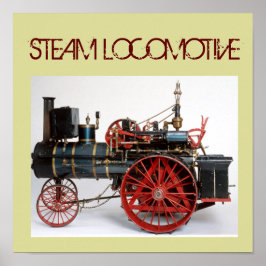  STEAM LOCOMOTIVE POSTER