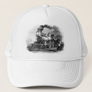 Steam Locomotive Railroad Fan Trucker Pet