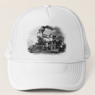  Steam Locomotive Railroad Fan Trucker Pet