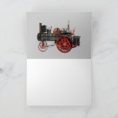  STEAM LOCOMOTIVE VADERDAG KAART (Binnen)