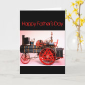  STEAM LOCOMOTIVE VADERDAG KAART (Gele Bloem)