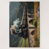 Steam Over The Highlands: Een reis door de tijd Legpuzzel (Verticaal)