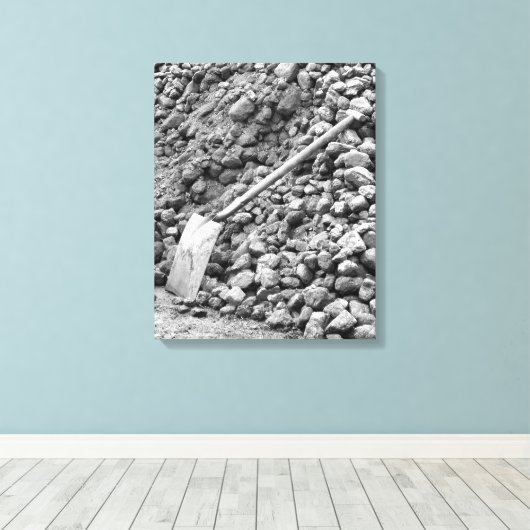 STEAM POWER COAL CANVAS AFDRUK (Insitu (Houten vloer))