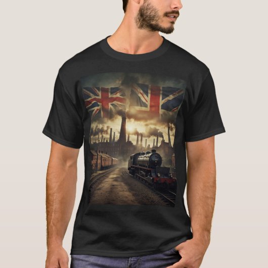 Steam Power: de industriële dageraad van Groot-Bri T-shirt (Voorkant)