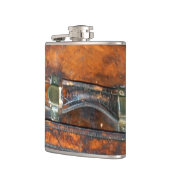 Steam-punk Antiek Steamer-boomstam Heupfles (Links)