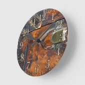 Steam-punk  Antiek Steamer-boomstam Ronde Klok (Hoek)