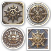 Steam Punk Assortment #1 Steampunk Sticker (Voorkant)