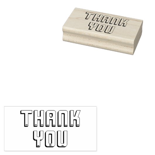 Steam Punk Bedankt Rubberstempel (Gestempeld)