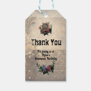 Steam Punk Geachte Partij Dank u Cadeaulabel