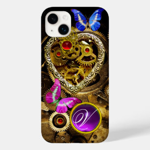 STEAM PUNK HART, VISTUIG, PARELTJES, BUTTERFLIES M Case-Mate iPhone CASE