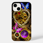 STEAM PUNK HART, VISTUIG, PARELTJES, BUTTERFLIES M Case-Mate iPhone CASE (Achterkant)