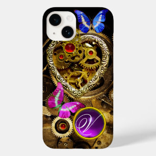 STEAM PUNK HART, VISTUIG, PARELTJES, BUTTERFLIES M Case-Mate iPhone CASE