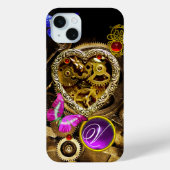 STEAM PUNK HART, VISTUIG, PARELTJES, BUTTERFLIES M Case-Mate iPhone CASE (Achterkant)