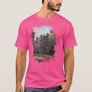 Steam Punk Londen Streets City Steampunk City Aest T-shirt