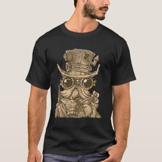Steam Punk Mad Scientist Tijdreiziger Luchtpiraat T-shirt