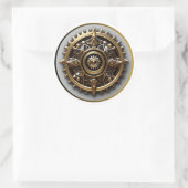 Steam Punk Steampunk Gear #3 Ronde Sticker (Tas)