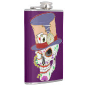 Steam Punk Sugar Skull Heupfles (Rechts)