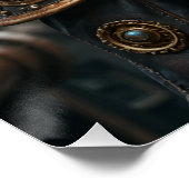 Steam punk top hat warrior poster (Hoek)