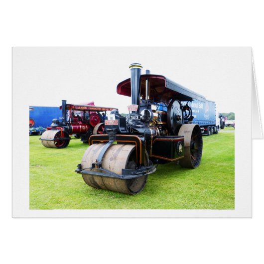 Steam Rollers-kaart (Voorkant Horizontaal)