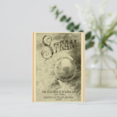 Steam runt de wereld van 1904 briefkaart (Staand voorkant)