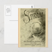 Steam runt de wereld van 1904 briefkaart (Voorkant / Achterkant)