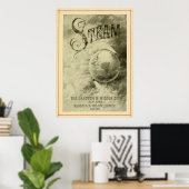Steam runt de wereld van 1904 poster (Thuiskantoor)