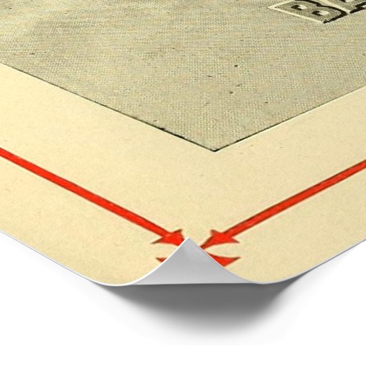 Steam runt de wereld van 1904 poster (Hoek)