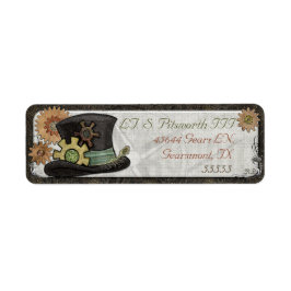 Steam Sass Steampunk Gemengde Media Etiket