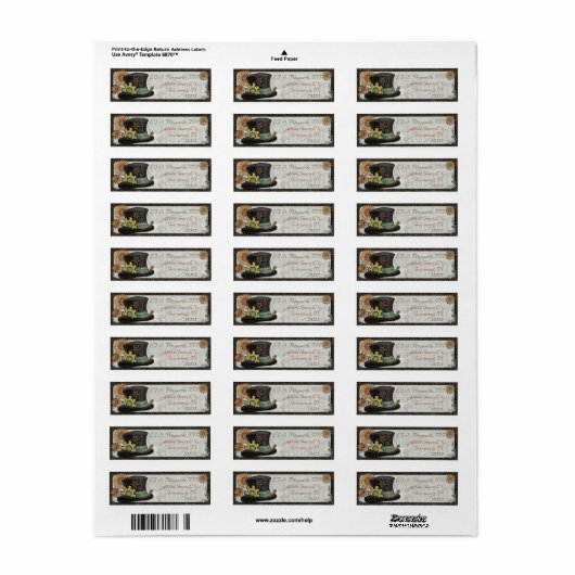 Steam Sass Steampunk Gemengde Media Etiket (Full Sheet)