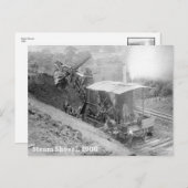 Steam Shovel, 1900 Briefkaart (Voorkant / Achterkant)
