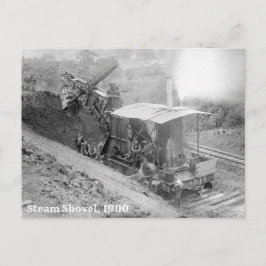 Steam Shovel, 1900 Briefkaart