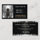 Steam Spider Kostuum Accessoires Designer Artiest Afsprakenkaartje (Voorkant / Achterkant)