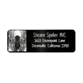 Steam Spider Steampunk voor Persoonlijk & Bedrijf Etiket