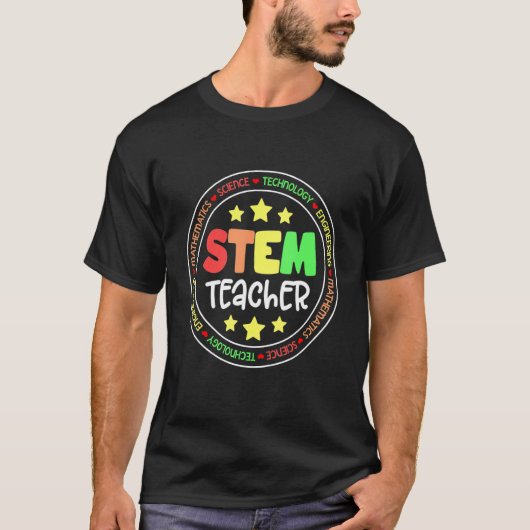 STEAM Teacher Back to School STEM special Apprecia T-shirt (Voorkant)