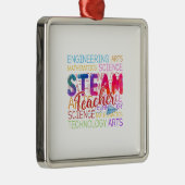 Steam Teacher Metalen Ornament (Rechts)