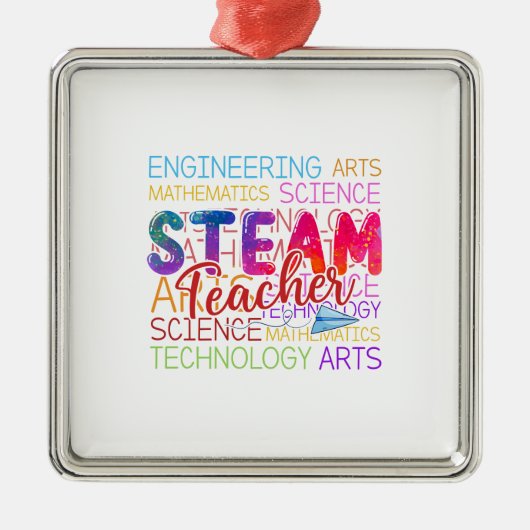 Steam Teacher Metalen Ornament (Voorkant)
