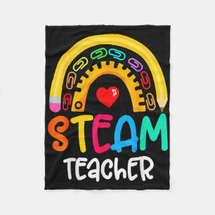 Steam Teacher Squad Team Crew Byck naar School Ste Fleece Deken