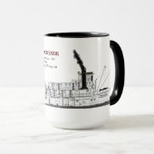 Steam Towboot Alexander Mackenzie Mok (Voorkant rechts)