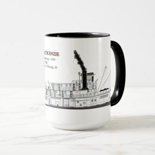 Steam Towboot Alexander Mackenzie Mok (Voorkant rechts)