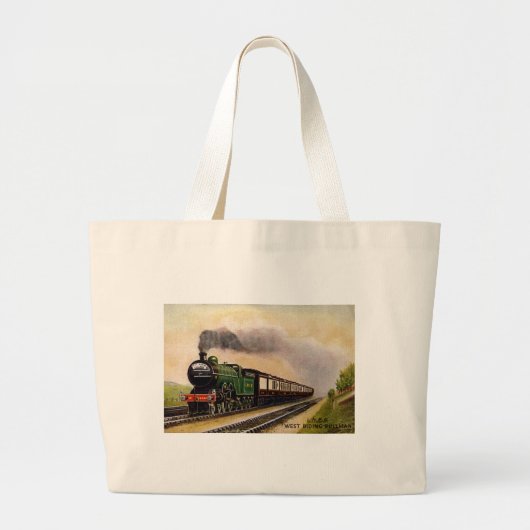 Steam Train Bag Grote Tote Bag (Voorkant)