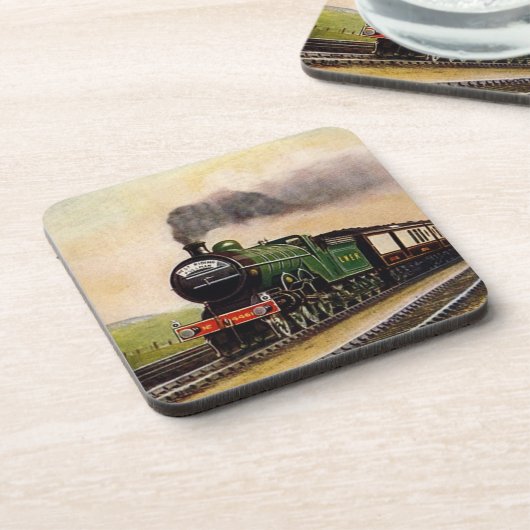 Steam Train Cork Onderzetter (Linkerzijde)