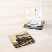 Steam Train Cork Onderzetter (Rechterzijde)