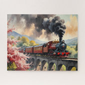 Steam Train Dreams Landscape Artwork Legpuzzel (Horizontaal)