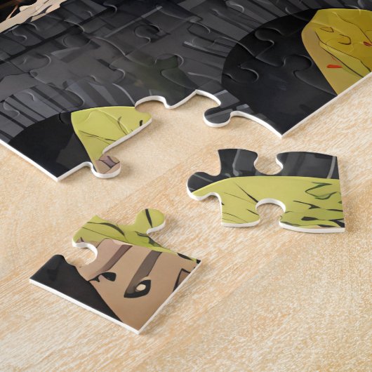 Steam Train Dreams Landscape Artwork Legpuzzel (Zijkant)