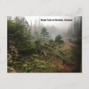 Steam Train Duitsland Briefkaart
